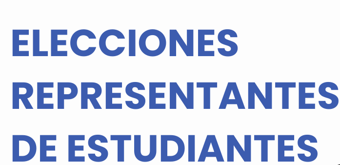 Elecciones Representantes de Estudiantes