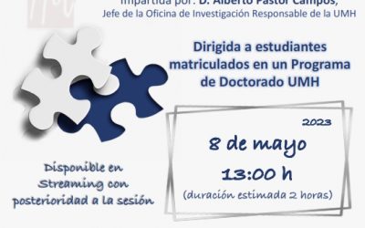 Jornada Formativa: «Investigación responsable en estudios de doctorado: El código COIR»