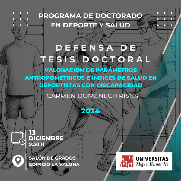 Acto de Defensa Tesis Doctoral de Dña. Carmen Doménech Rives