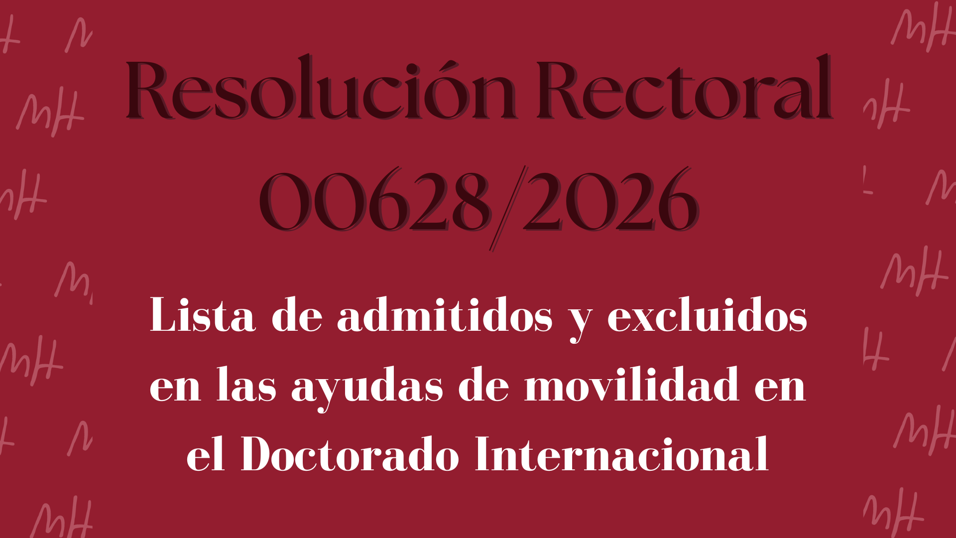 Resolución Rectoral